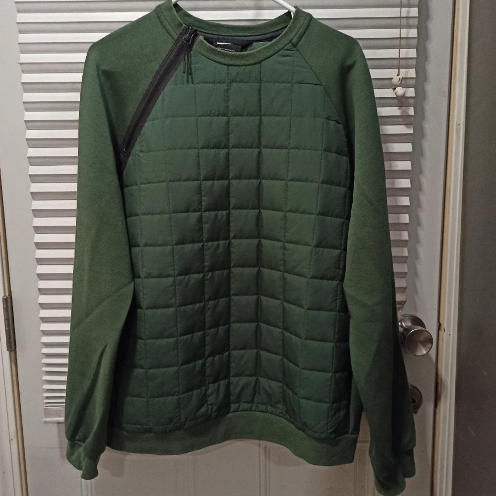 Nike Sportswear Tech Pack Men's Size M 1/2-Zip Jacket Green